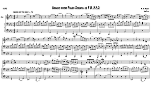 Adagio from Sonata K. 332