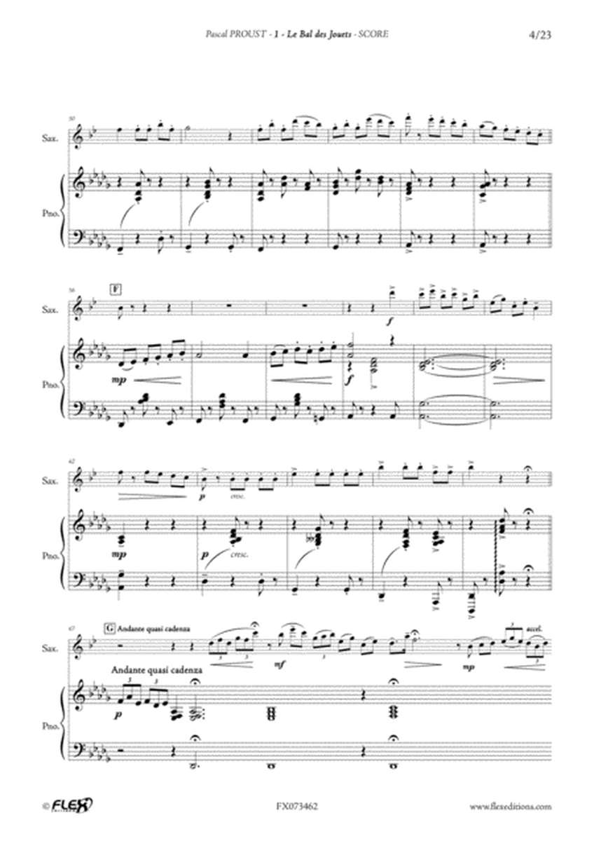 The Saxophone du cote de chez Proust - Level 3 - Volume 1 image number null