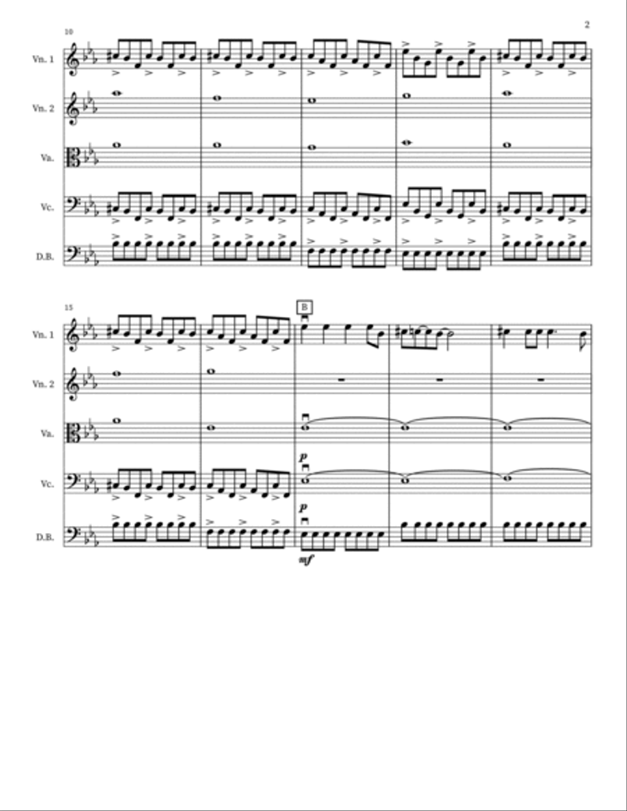 Clocks Small Ensemble scores gallery preview page 2