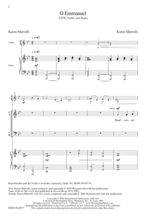 O Emmanuel (Downloadable Choral Score)