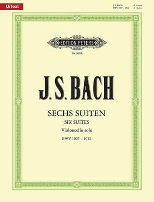 Book cover for Cello Suites BWV 1007-1012 for Cello Solo