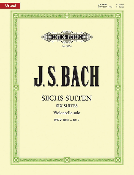 Cello Suites BWV 1007-1012 for Cello Solo