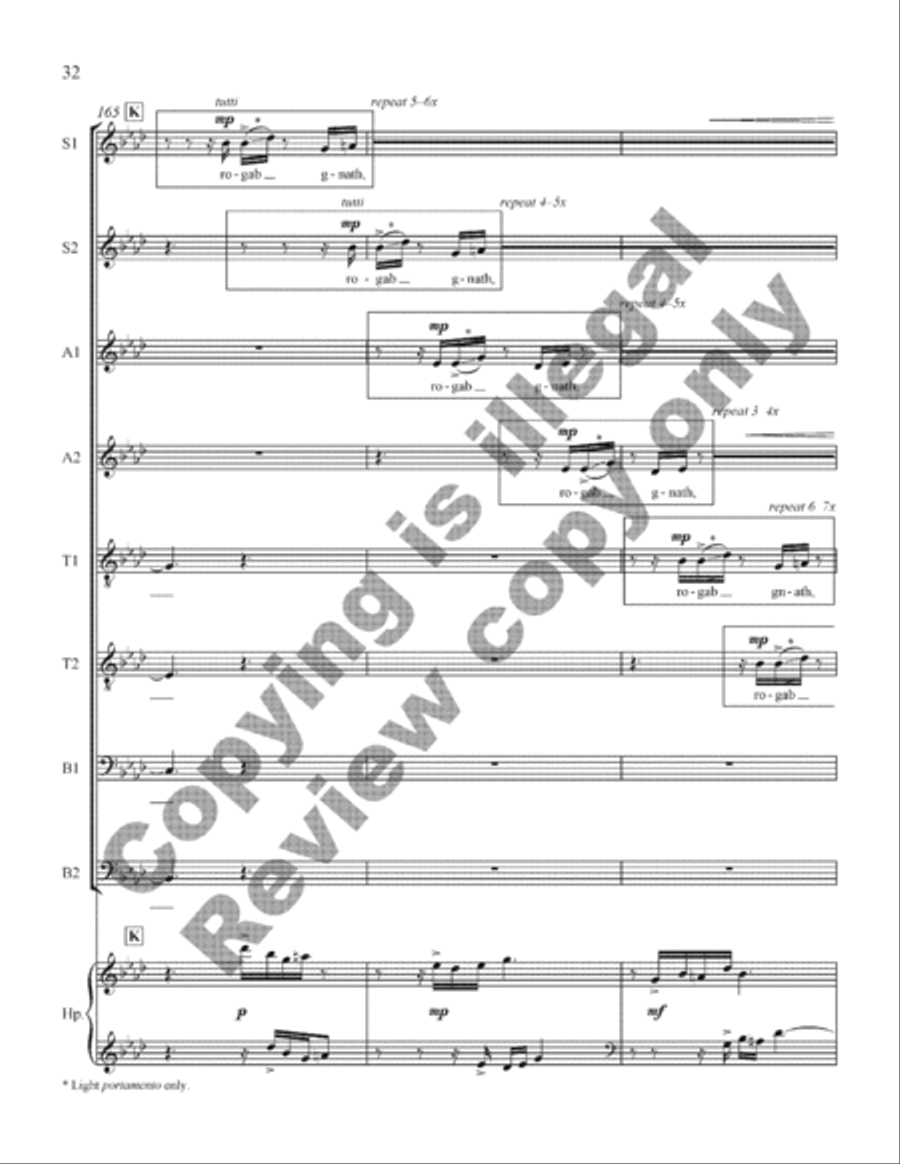 Scel lem duib SSAATTBB scores gallery preview page 32