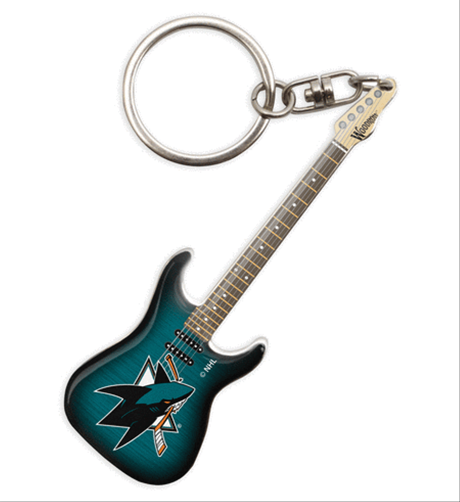 San Jose Sharks Electric Guitar Keychain Electric Guitar scores gallery preview page 1