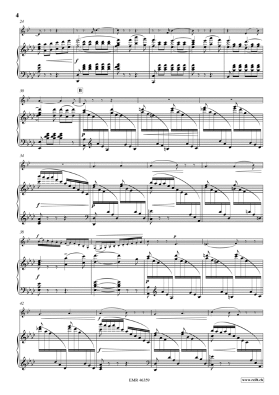 Concerto Rondo Bass Clarinet scores gallery preview page 6