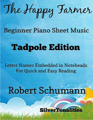 Book cover for The Happy Farmer Beginner Piano Sheet Music 2nd Edition