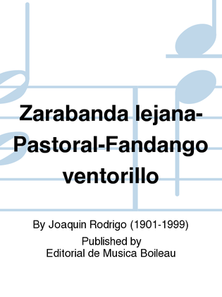 Book cover for Zarabanda lejana-Pastoral-Fandango ventorillo