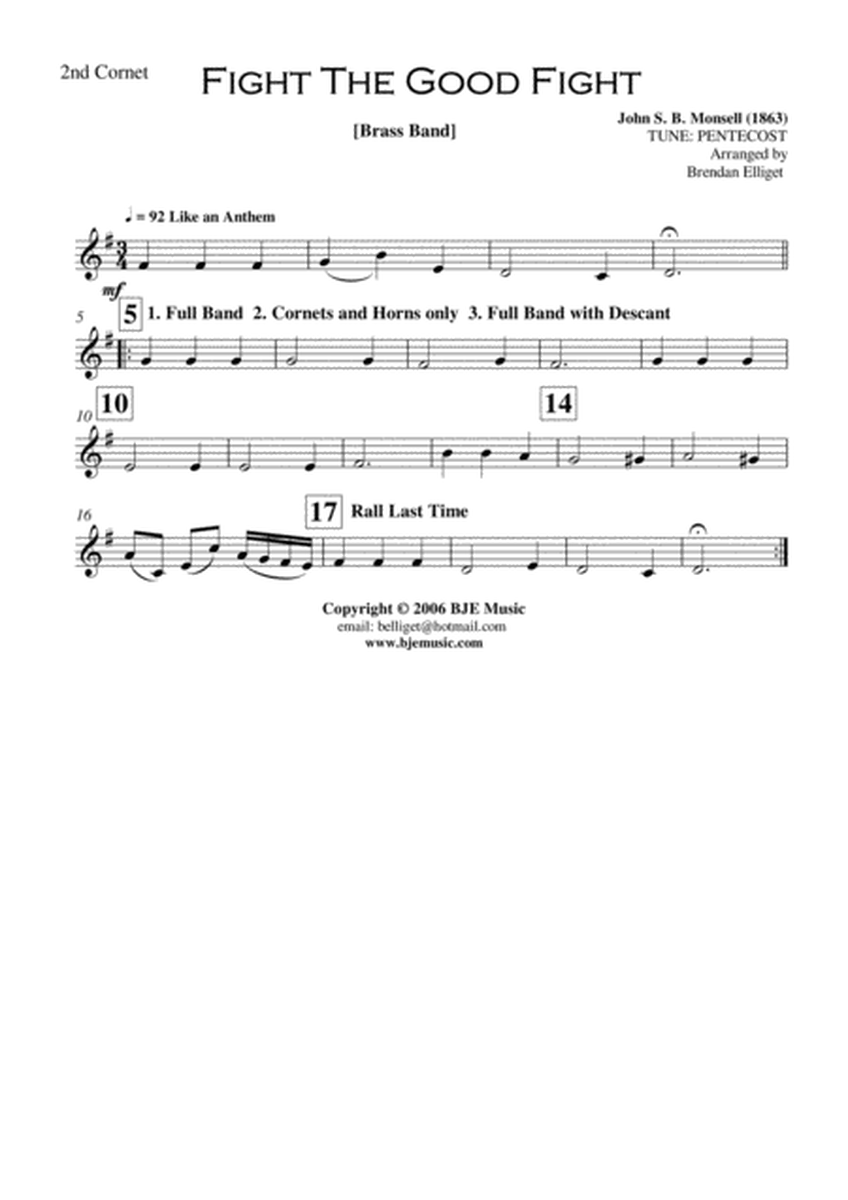 Fight The Good Fight Brass Band Score and Parts PDF image number null