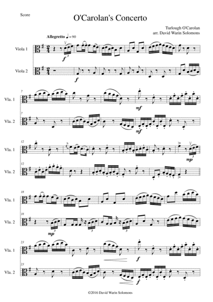 O'Carolan's Concerto for 2 violas image number null