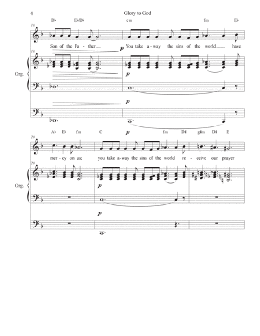 Glory to God in the Highest Praise scores gallery preview page 4