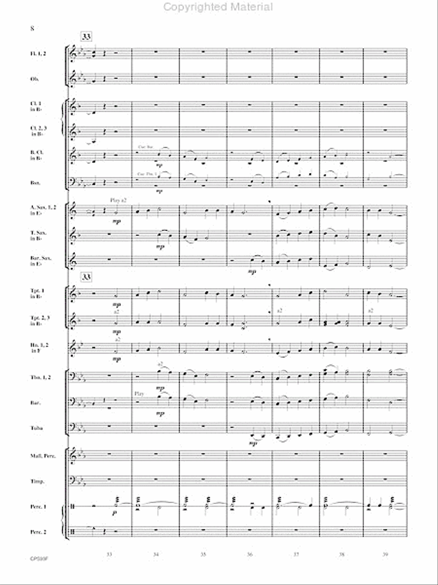 Fantasy on Early American Tunes Fantasy on Early American Tunes Concert Band scores gallery preview page 9