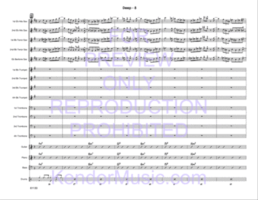 Deep Jazz Ensemble scores gallery preview page 9