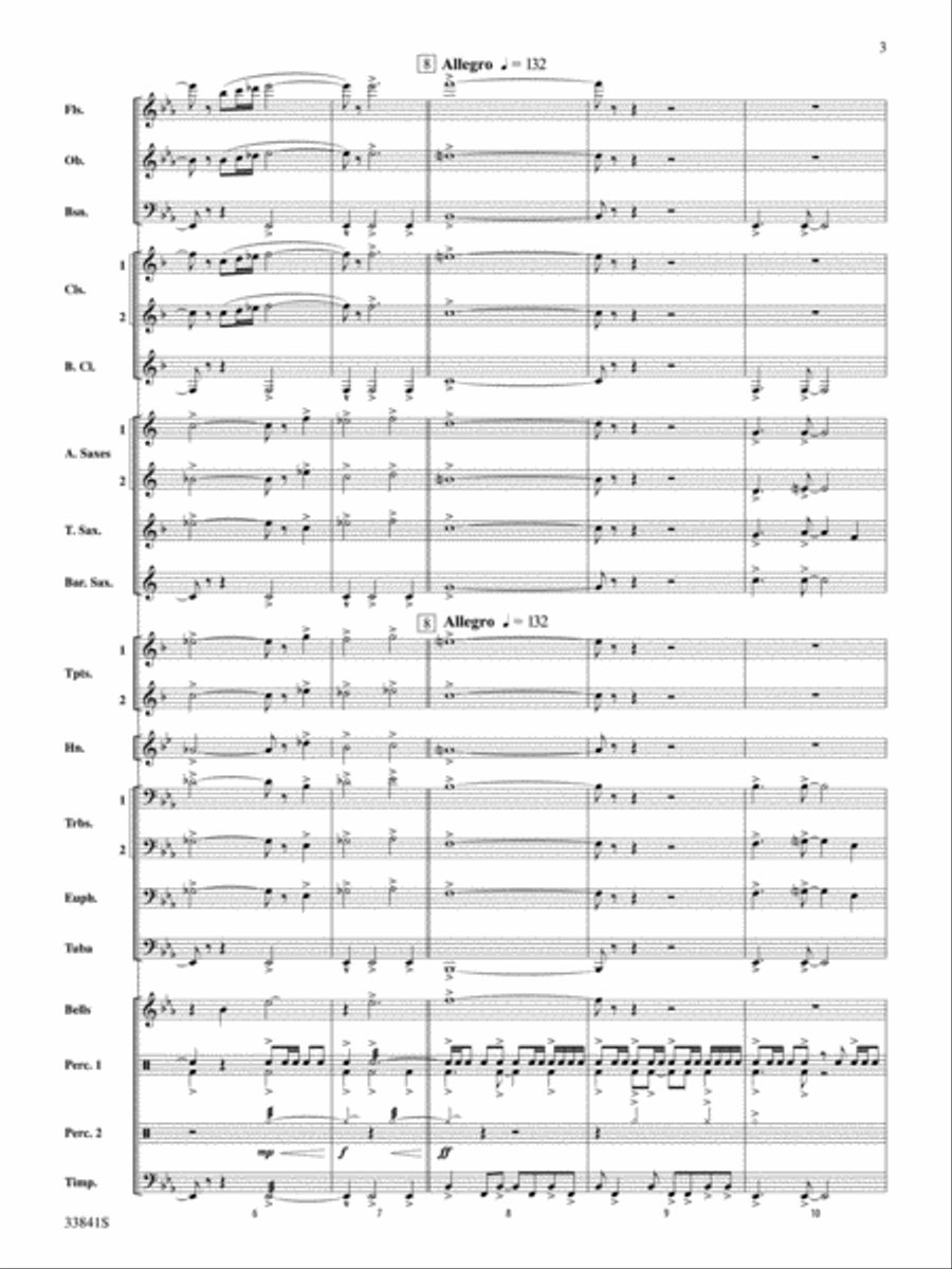 The Pioneers The Pioneers Concert Band scores gallery preview page 3
