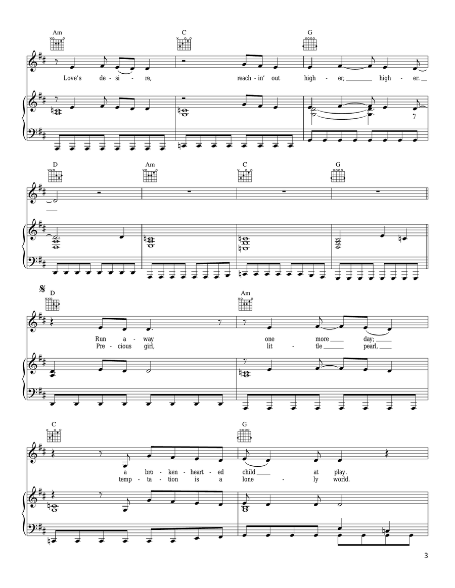 You Better Wait Piano, Vocal, Guitar scores gallery preview page 3