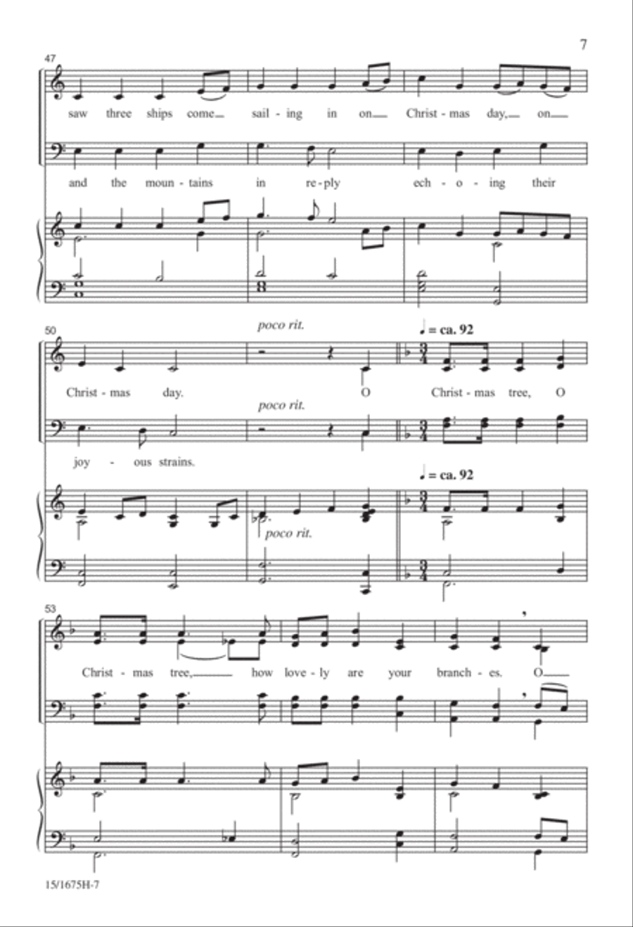 Christmas...In About Three Minutes 4-Part scores gallery preview page 8
