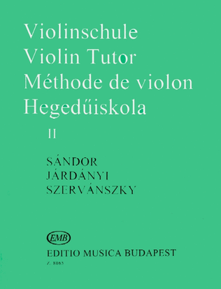 Violinschule - Violin Tutor - Méthode de Violon II