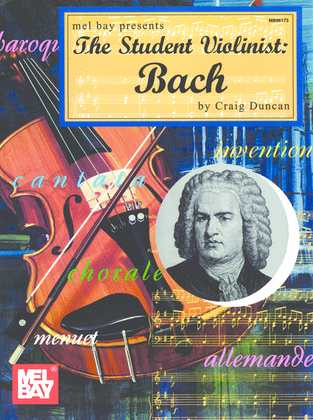 Book cover for The Student Violinist: Bach