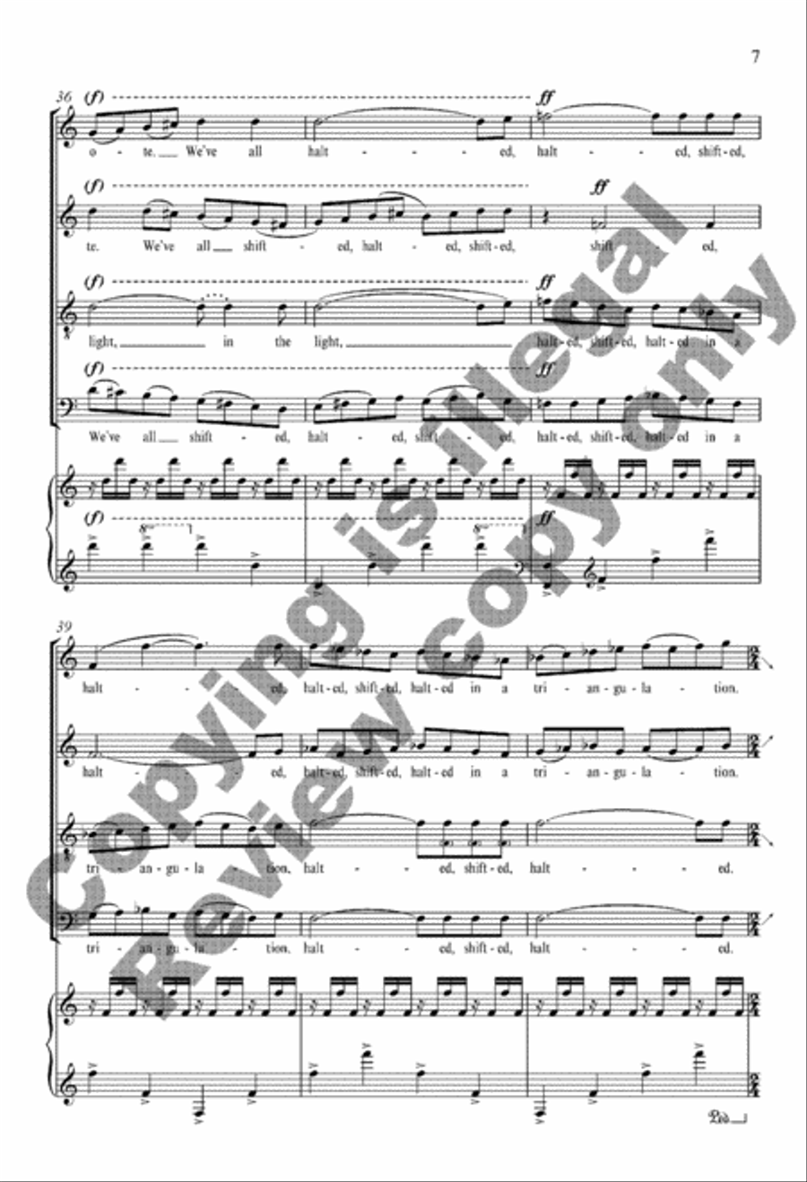 Night Vision 4-Part scores gallery preview page 7