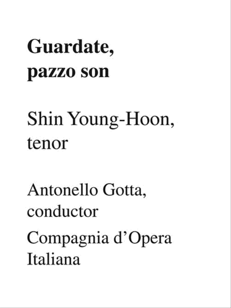 Arias for Tenor – Volume 5