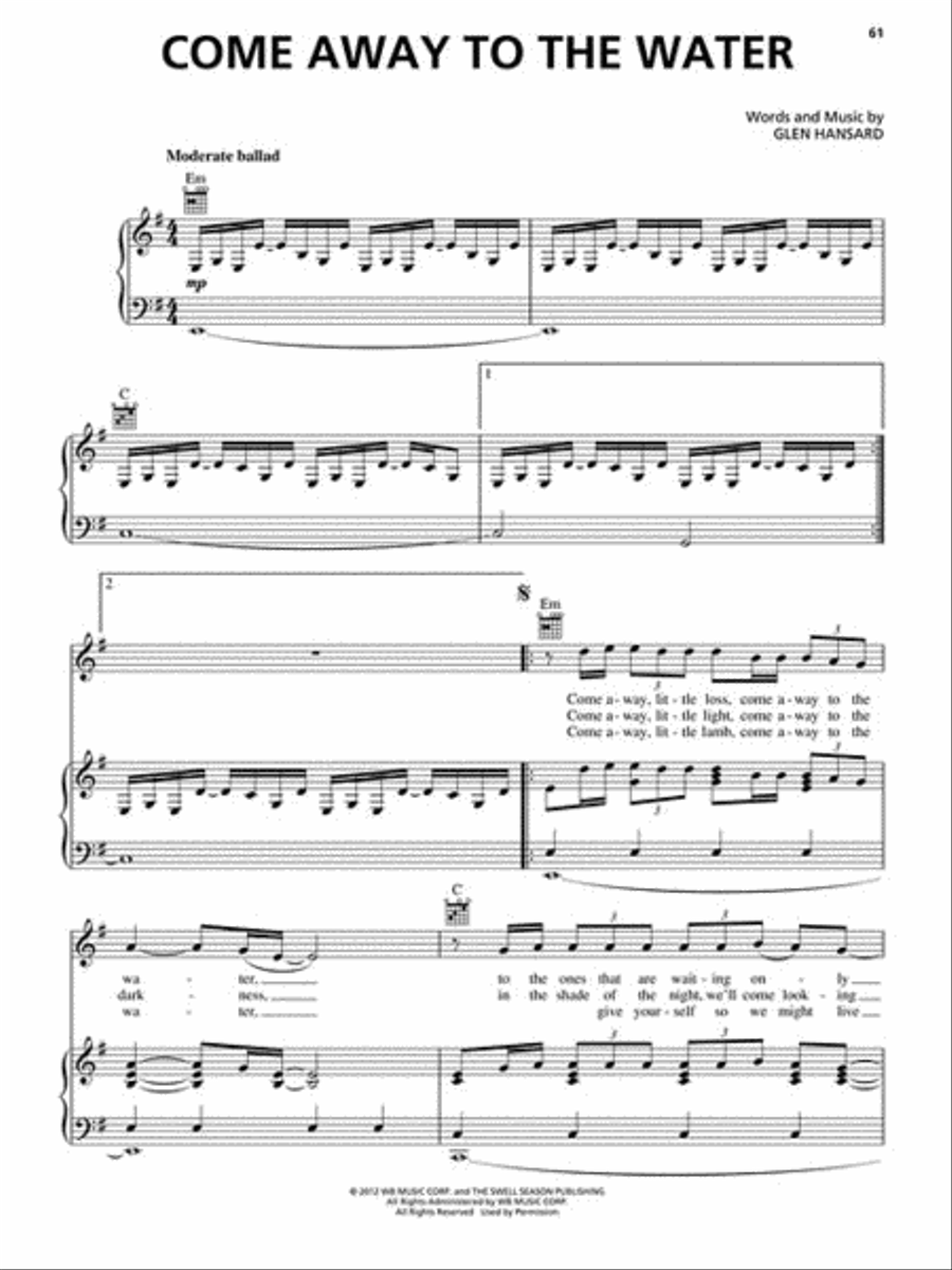 The Hunger Games Piano, Vocal, Guitar scores gallery preview page 3