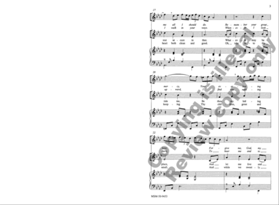 Thy Holy Wings I Lift My Soul Unison Choir scores gallery preview page 4