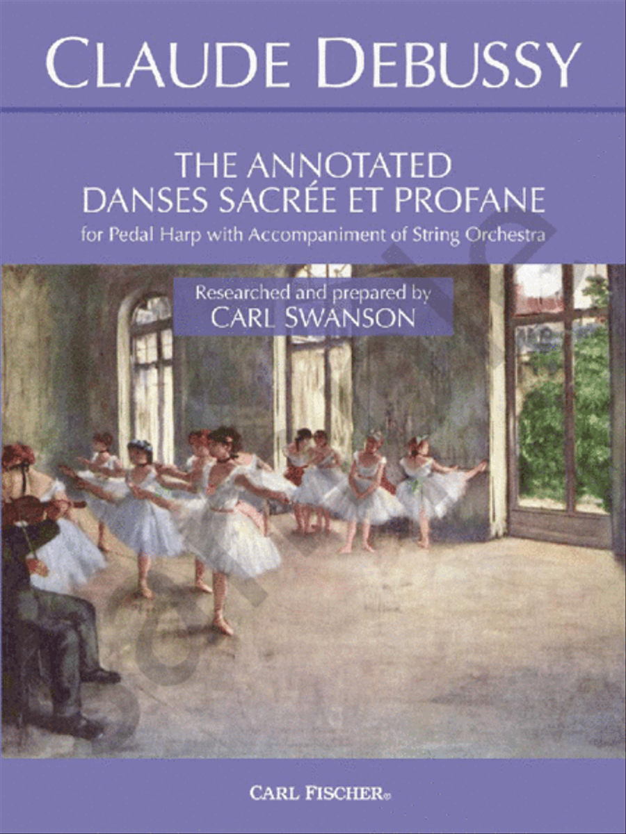 Danses Sacree et Profane Harp scores gallery preview page 1