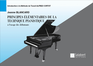 Book cover for Principes Elémentaires de la technique pianistique