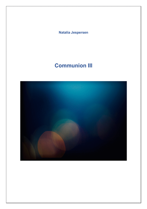 Book cover for Communion III