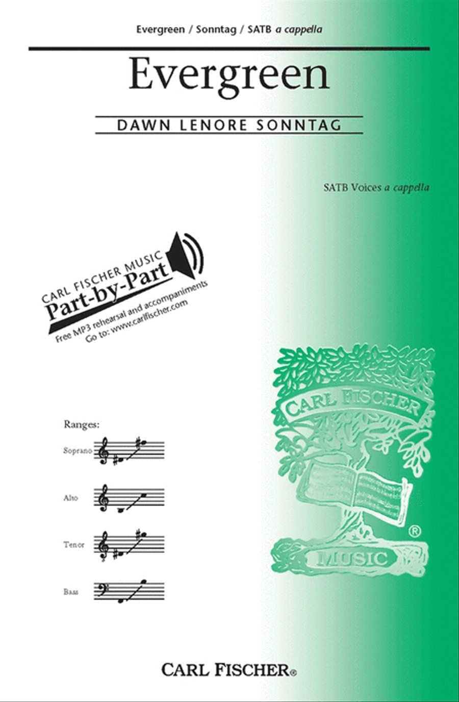 Evergreen 4-Part scores gallery preview page 1