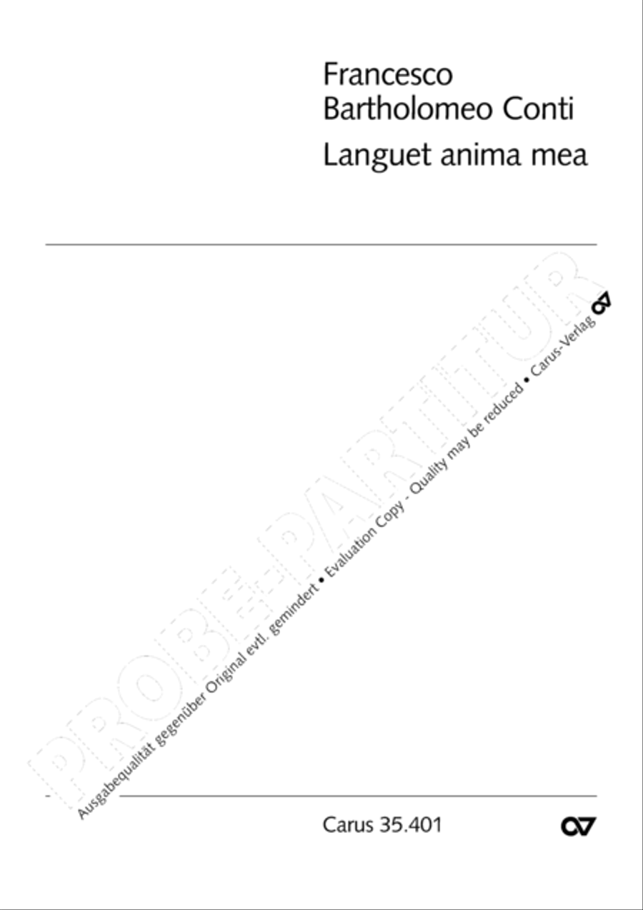 Languet anima mea Soprano Voice scores gallery preview page 2