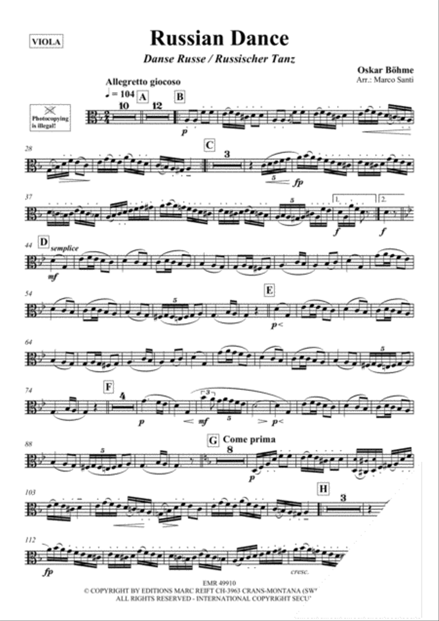 Russian Dance Russian Dance Piano Accompaniment scores gallery preview page 3