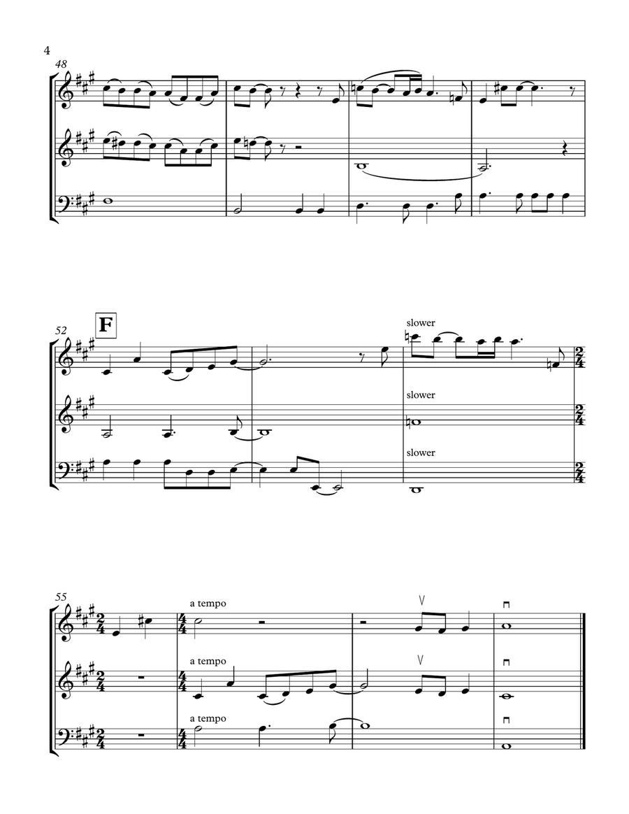 In My Life String Trio scores gallery preview page 5