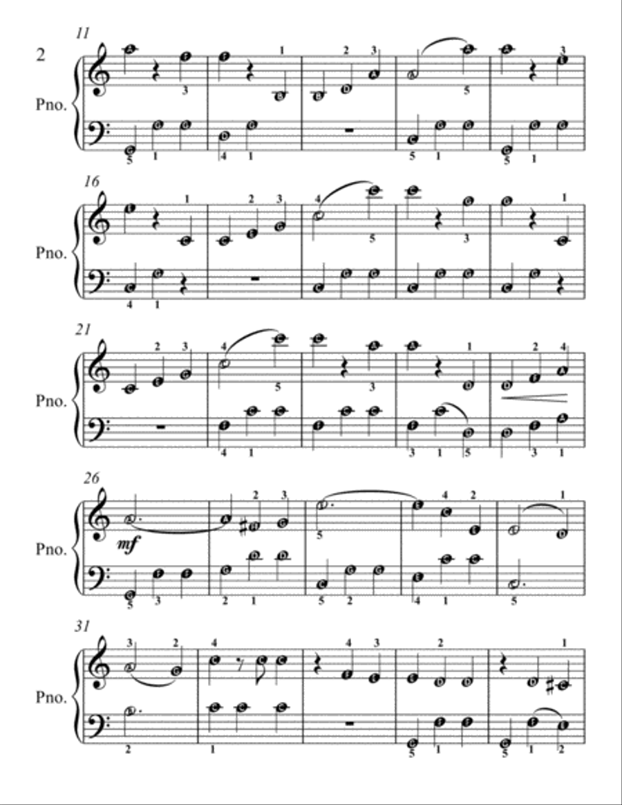 Petite Viennese Waltzes for Easiest Piano Booklet B Easy Piano scores gallery preview page 4