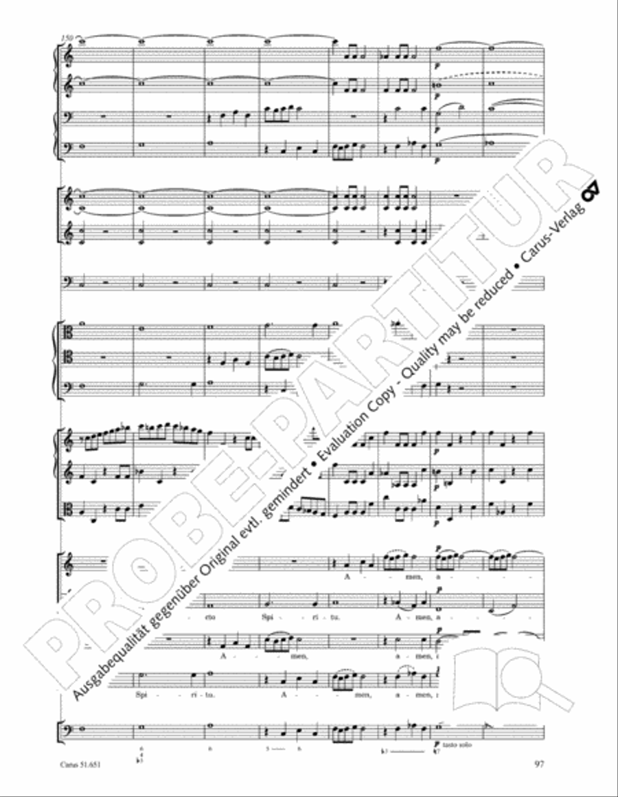 C Minor Mass, K. 427 (Missa in c KV 427) 4-Part scores gallery preview page 113