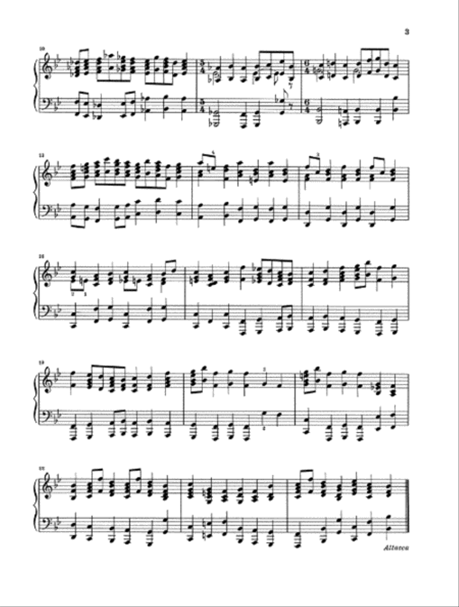 Pictures at an Exhibition Piano Solo scores gallery preview page 3