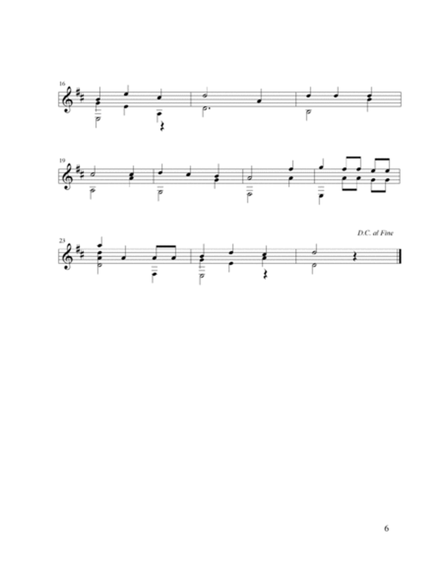 5 Christmas Carols - Easy Arrengements for Solo Guitar image number null
