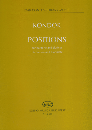 Positions pour baryton et clarinette