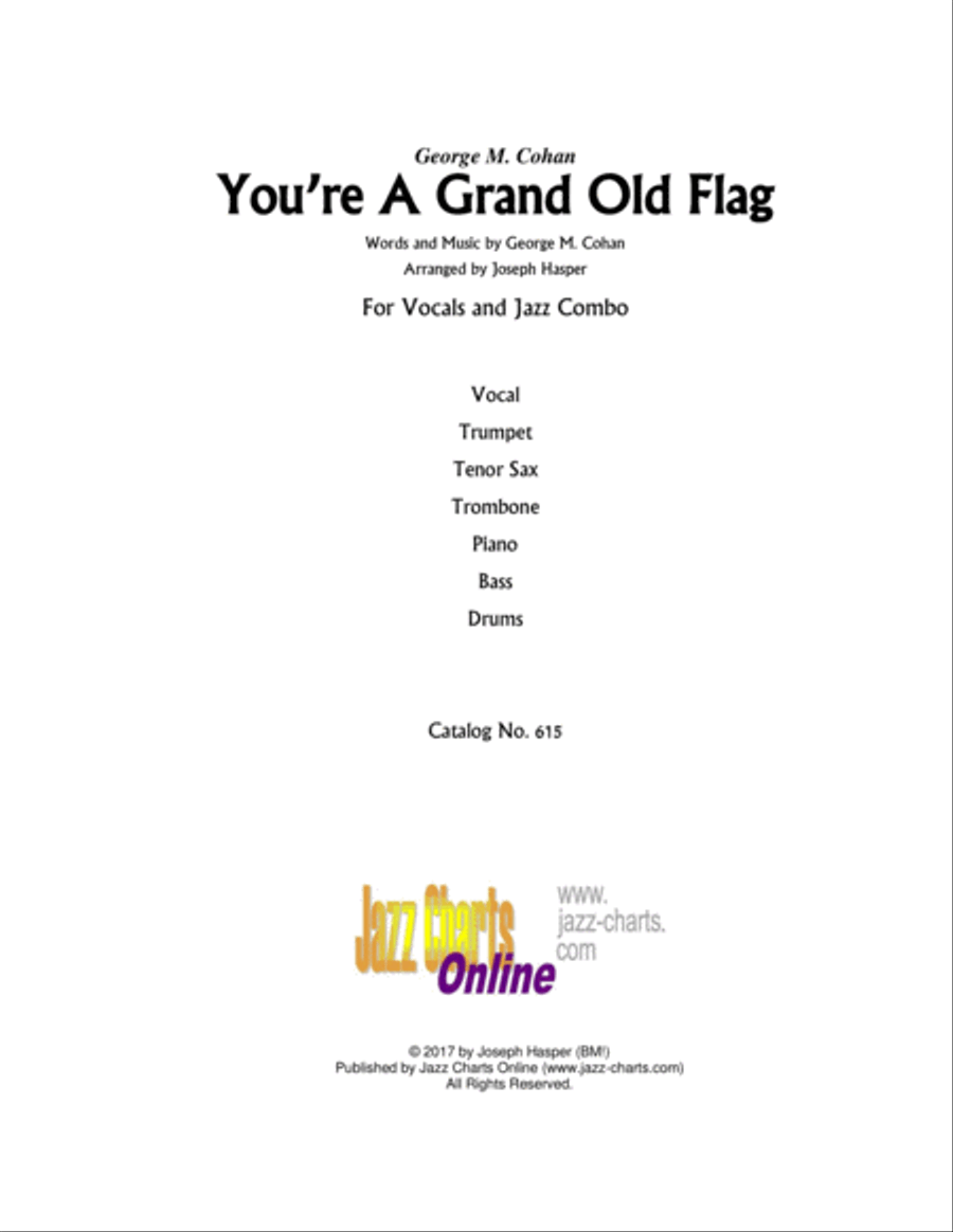 You're A Grand Old Flag (Vocal Solo and Jazz Combo) Jazz Ensemble scores gallery preview page 2