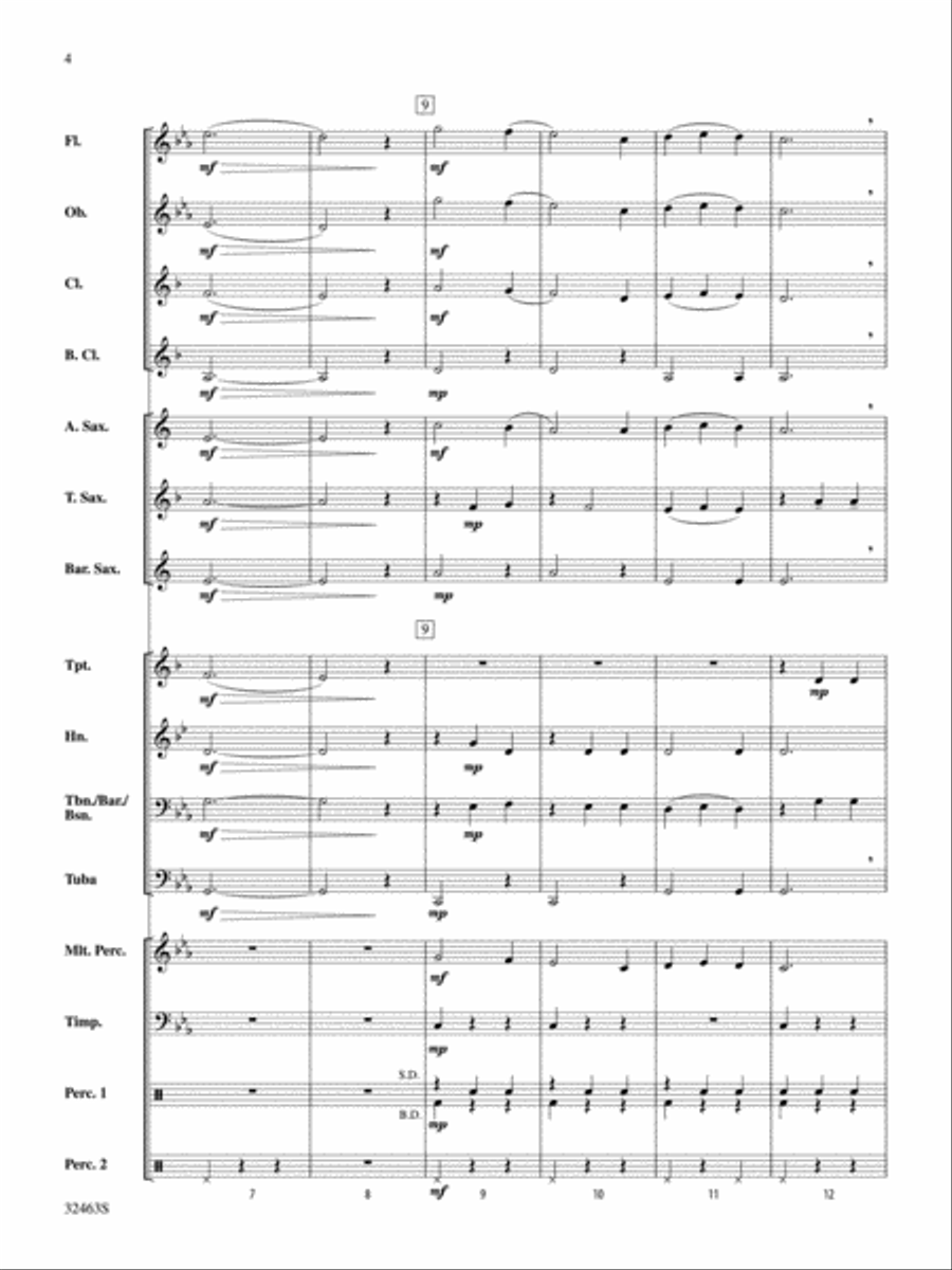 Star with Royal Beauty Bright Concert Band scores gallery preview page 3