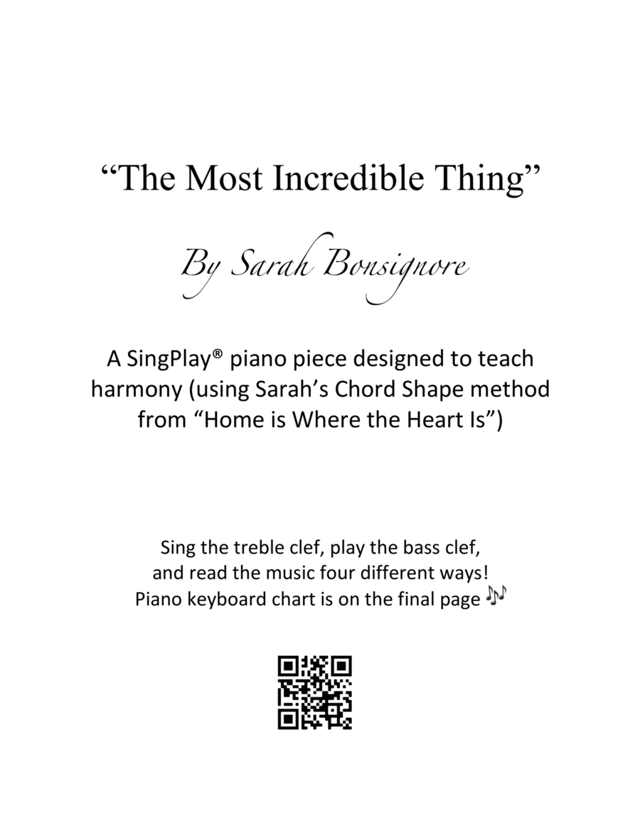 The Most Incredible Thing Voice scores gallery preview page 1