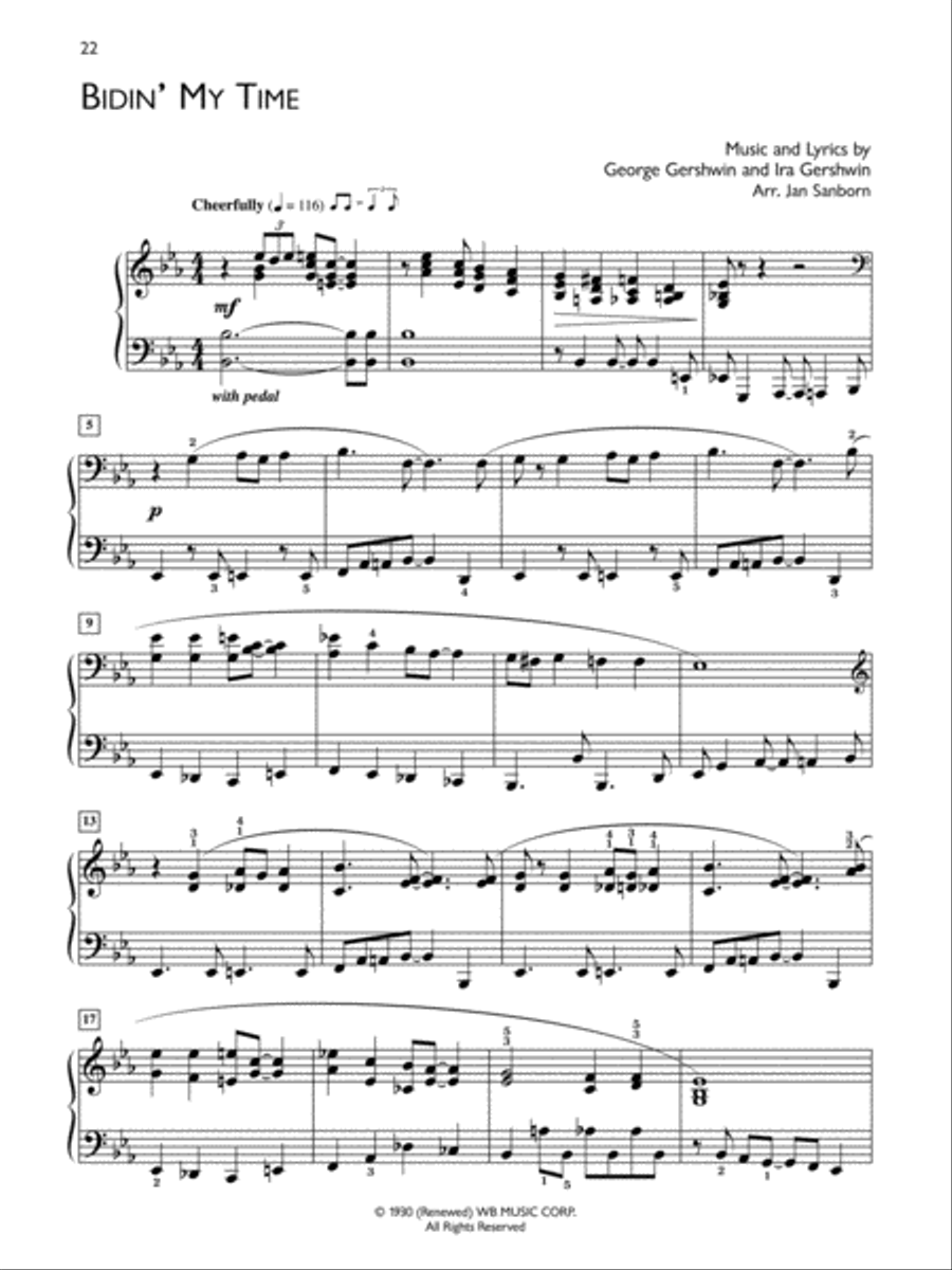 Popular Performer Standards Piano Solo scores gallery preview page 3