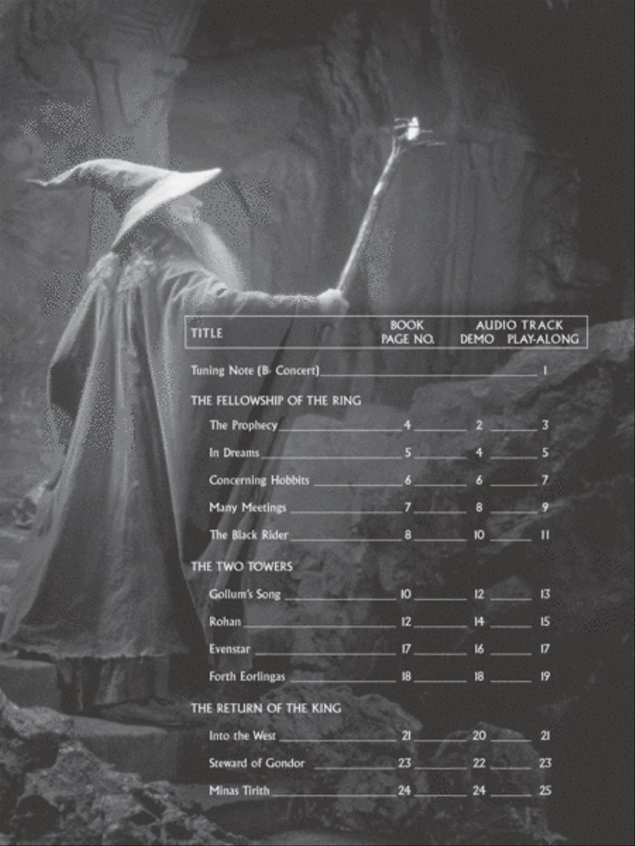 The Lord of the Rings - Instrumental Solos (Alto Sax) Alto Saxophone scores gallery preview page 2