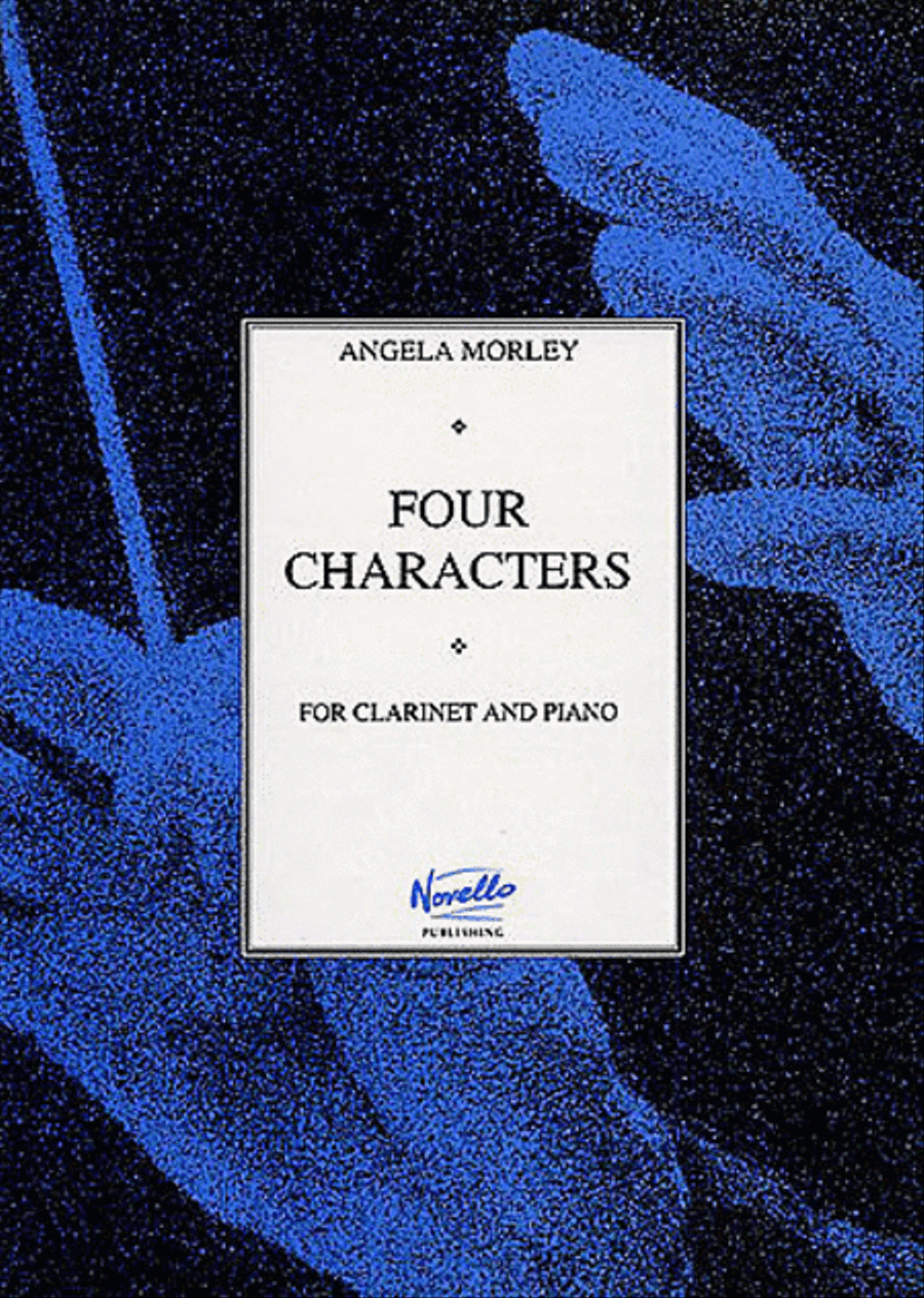 Angela Morley: Four Characters for Clarinet and Piano Clarinet Solo scores gallery preview page 1