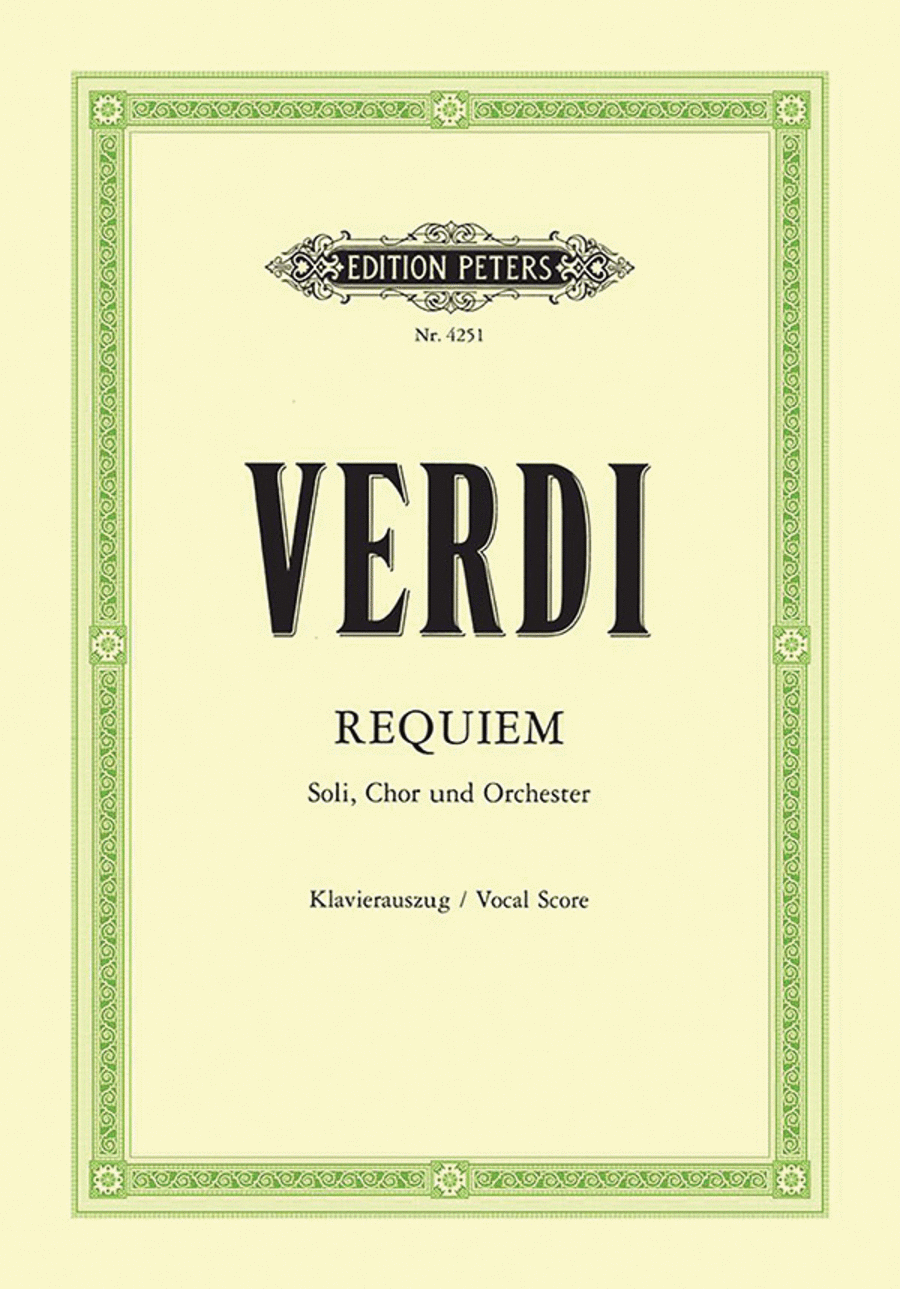 Verdi - Requiem - Texto e Notas PDF, PDF, Missa (liturgia)