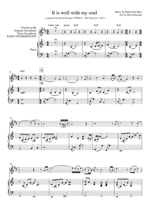 It is well with my soul (piano & solo in Bb) - EARLY INTERMEDIATE