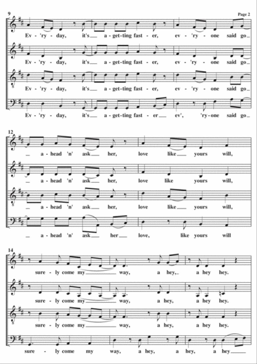 Everyday 4-Part scores gallery preview page 2