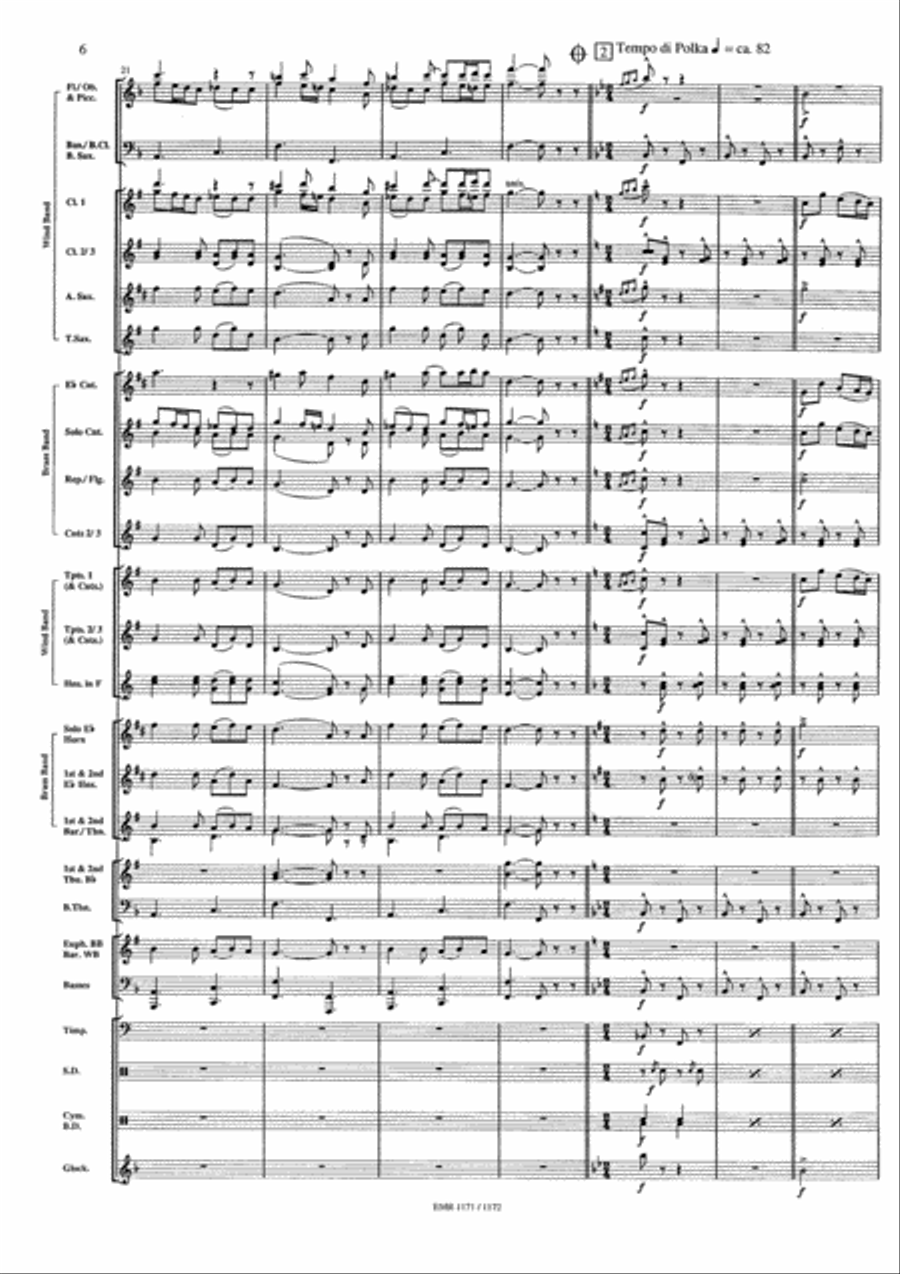 Mi-Ete et Polka Brass Band scores gallery preview page 6
