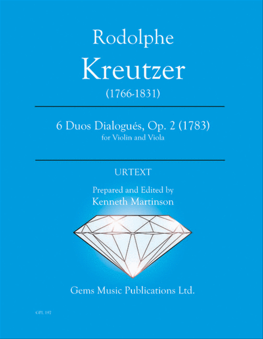 Six Duo Dialogues, Op. 2 for Violin and Viola (1783) String Duet scores gallery preview page 1