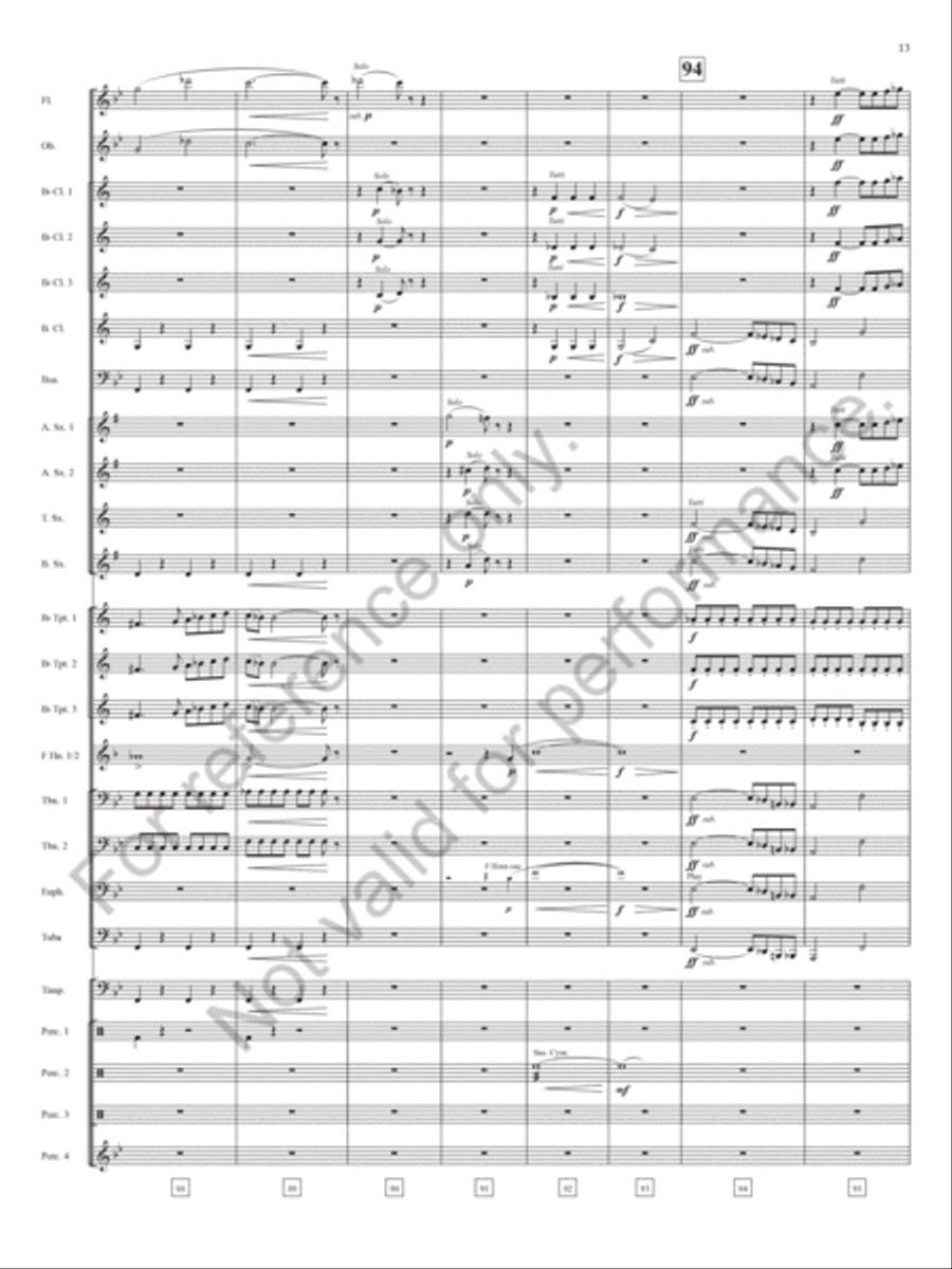 Mozart's Sandbox Mozart's Sandbox Concert Band scores gallery preview page 14