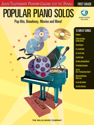 Book cover for Popular Piano Solos - Grade 1 - Book/Online Audio